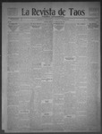 La Revista de Taos, 03-12-1909 by José Montaner