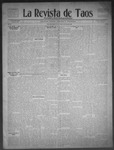 La Revista de Taos, 11-26-1909 by José Montaner
