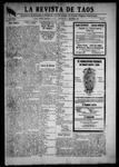 La Revista de Taos, 10-25-1918 by José Montaner