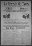 La Revista de Taos, 11-18-1905 by José Montaner