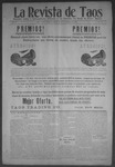 La Revista de Taos, 11-25-1905 by José Montaner