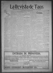 La Revista de Taos, 03-22-1907 by José Montaner