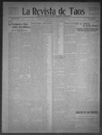 La Revista de Taos, 08-06-1909 by José Montaner
