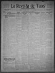 La Revista de Taos, 08-20-1909 by José Montaner