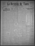 La Revista de Taos, 08-27-1909 by José Montaner