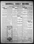 Roswell Daily Record, 01-10-1907 by H. E. M. Bear