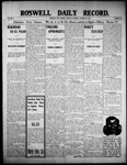 Roswell Daily Record, 01-22-1907 by H. E. M. Bear