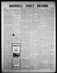 Roswell Daily Record, 01-25-1907 by H. E. M. Bear