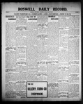 Roswell Daily Record, 04-17-1907 by H. E. M. Bear