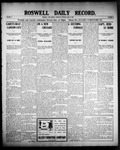 Roswell Daily Record, 04-25-1907 by H. E. M. Bear