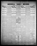 Roswell Daily Record, 08-13-1907 by H. E. M. Bear