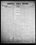 Roswell Daily Record, 09-04-1907 by H. E. M. Bear