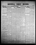 Roswell Daily Record, 09-19-1907 by H. E. M. Bear