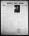Roswell Daily Record, 10-22-1907 by H. E. M. Bear