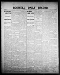 Roswell Daily Record, 10-28-1907 by H. E. M. Bear