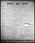 Roswell Daily Record, 11-22-1907 by H. E. M. Bear