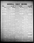 Roswell Daily Record, 11-29-1907 by H. E. M. Bear