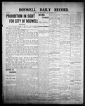 Roswell Daily Record, 12-20-1907 by H. E. M. Bear