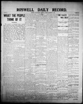 Roswell Daily Record, 12-21-1907 by H. E. M. Bear
