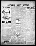 Roswell Daily Record, 07-10-1908 by H. E. M. Bear