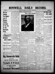 Roswell Daily Record, 10-13-1908 by H. E. M. Bear