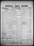 Roswell Daily Record, 10-30-1908 by H. E. M. Bear