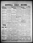 Roswell Daily Record, 11-17-1908 by H. E. M. Bear