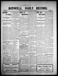 Roswell Daily Record, 11-18-1908 by H. E. M. Bear