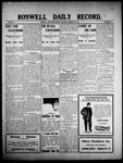Roswell Daily Record, 11-20-1908 by H. E. M. Bear
