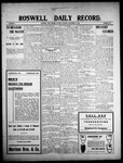 Roswell Daily Record, 11-24-1908 by H. E. M. Bear