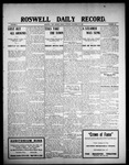 Roswell Daily Record, 11-27-1908 by H. E. M. Bear