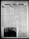 Roswell Daily Record, 12-03-1908 by H. E. M. Bear