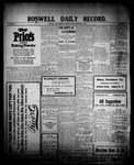 Roswell Daily Record, 12-19-1908 by H. E. M. Bear