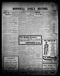 Roswell Daily Record, 12-23-1908 by H. E. M. Bear