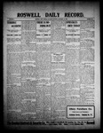 Roswell Daily Record, 12-26-1908 by H. E. M. Bear