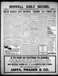 Roswell Daily Record, 08-20-1909