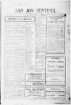 San Jon Sentinel, 09-01-1911