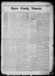 Sierra County Advocate, 01-23-1886 by J.E. Curren