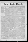 Sierra County Advocate, 10-02-1886 by J.E. Curren
