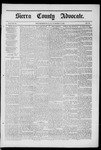 Sierra County Advocate, 10-09-1886 by J.E. Curren