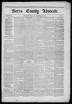 Sierra County Advocate, 11-13-1886 by J.E. Curren