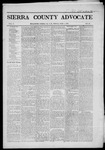 Sierra County Advocate, 06-03-1887 by J.E. Curren