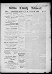 Sierra County Advocate, 08-19-1887 by J.E. Curren