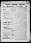 Sierra County Advocate, 09-02-1887 by J.E. Curren