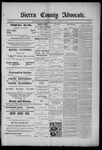 Sierra County Advocate, 03-10-1888 by J.E. Curren