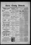 Sierra County Advocate, 04-14-1888 by J.E. Curren