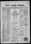 Sierra County Advocate, 06-16-1888 by J.E. Curren