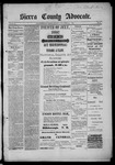 Sierra County Advocate, 06-23-1888 by J.E. Curren