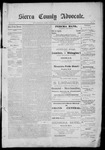 Sierra County Advocate, 09-08-1888 by J.E. Curren