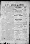 Sierra County Advocate, 11-10-1888 by J.E. Curren